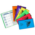 Ultra Vibrant TEK Translucent Vinyl Monthly Planner w/ 1 Color Insert